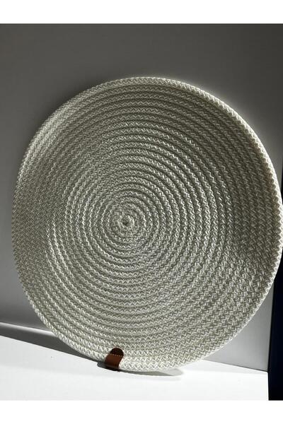 VELLON HOME Crochet Round White (Pcs)