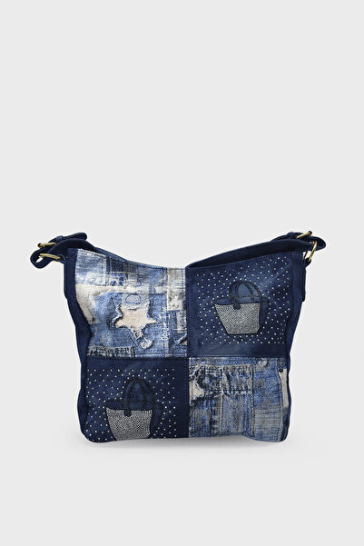 Guja Women's Shoulder Bag Navy Blue Blg25Yg159