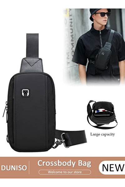DUNISO Crossbody Bag for Men and Women Waterproof Sling Bag Travel Passport W...