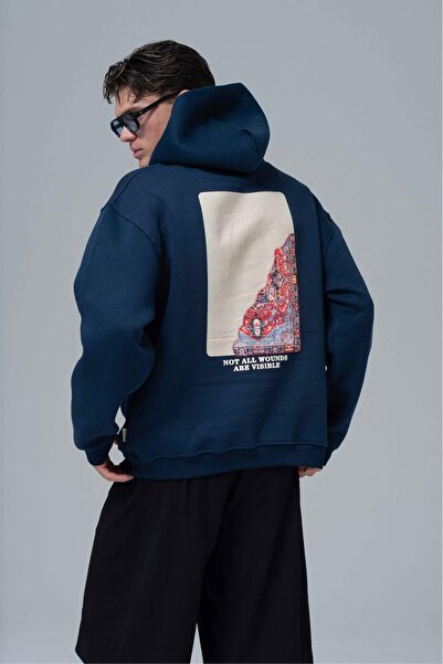 Flaubert -Unisex 3 Thread O Oversized Sweatshirt Not All Wounds Ark – Soft Fa...