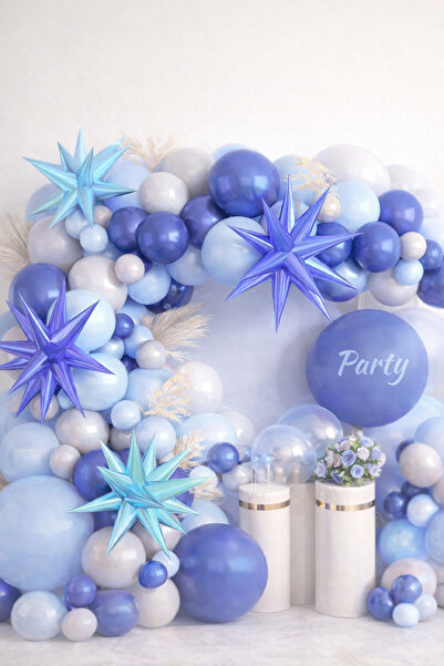 ENG PARTİ DÜNYASI 100 Parça Parti Balon Konsepti - Party Balon Seti ENG-B1090