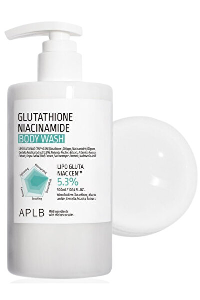 APLB غسول الجسم بالجلوتاثيون والنياسيناميد - تفتيح وترطيب عميق لبشرة ناعمة