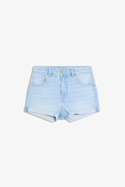 Bershka Kıvrık paçalı denim şort