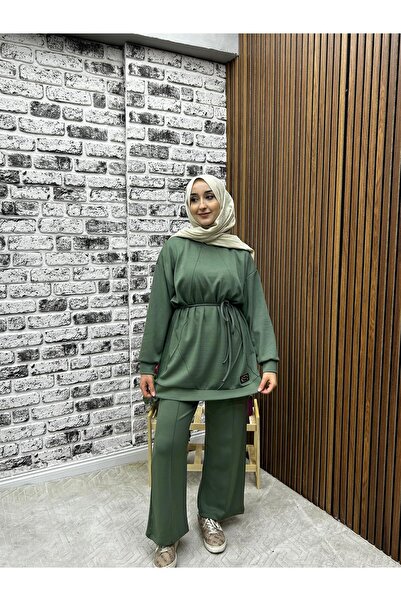 Rema SET DUBLU FEMEI KİBRİT CU PANTALON DETALIAT CIMA