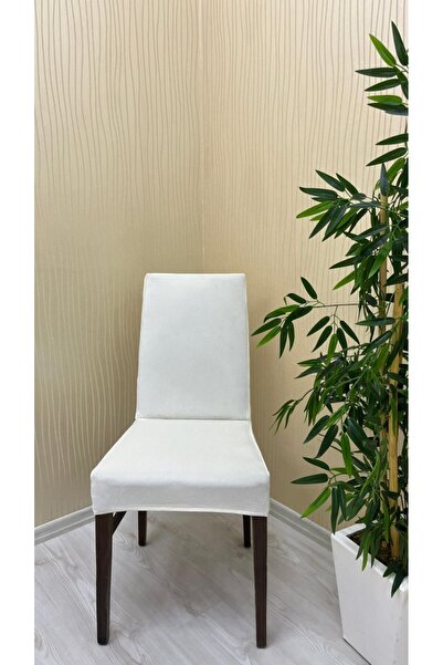 Şahaneev Tekstil İtalyan Süet Kumaş Lastikli Kaymaz Esnek Sandalye Koruyucu Ö...