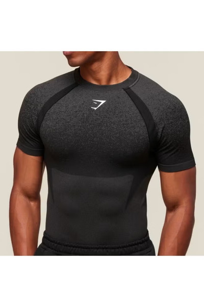 GYMSHARK Bestselling men's sports, fitness, quick drying, breathable, elastic...