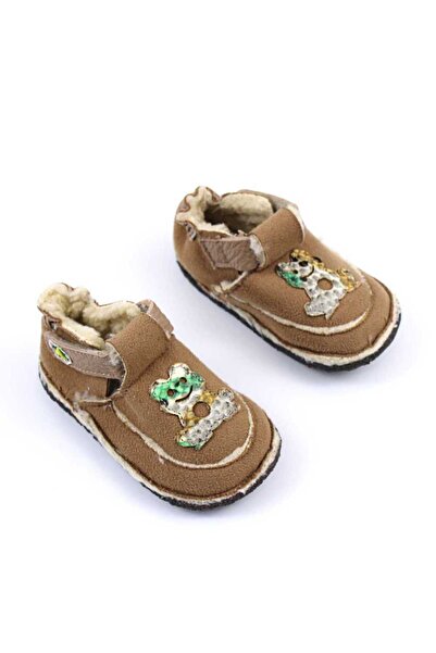 tino Genuine leather boots, fur-lined, for babies FIRST STEPS 3268-BEIGE/BEIGE