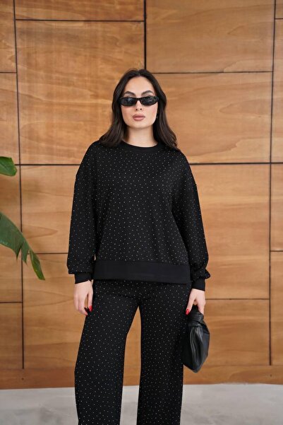 Ekim Store Γυαλιστερή Πέτρα oversized Σετ Διπλό