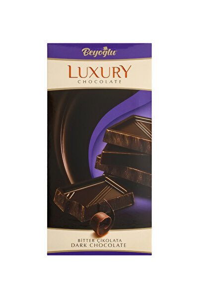 Beyoğlu Çikolata Luxury Bitter Çikolatalı Tablet Çikolata 65 Gr.