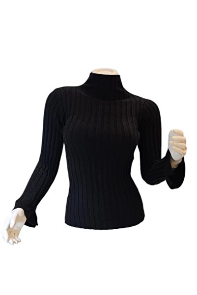 1way Winter blouse with a high neck and long sleeves