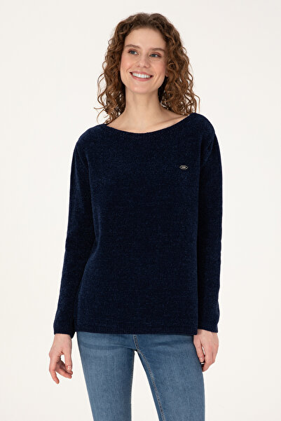 U.S. Polo Assn. Women's Navy Blue Sweater 50310047-Vr033