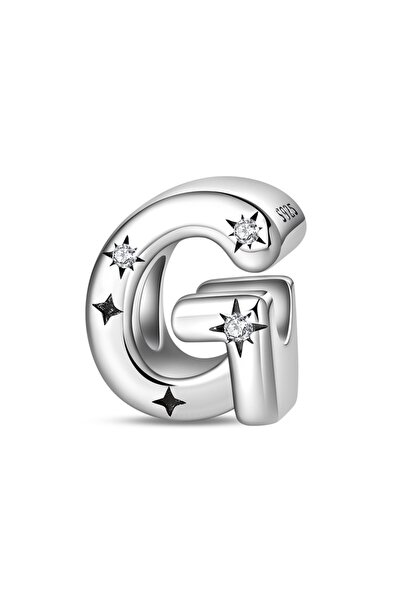 Choice23 خرزات حروف من الفضة الإسترليني عيار 925 الأصلية PAC1957-G مرصعة بالز...