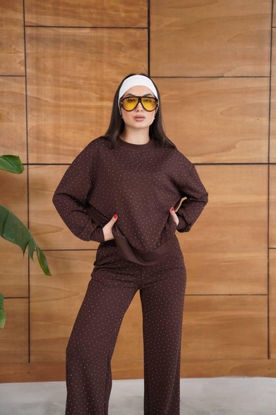 Ekim Store Oversized Double Set with Shiny Stones