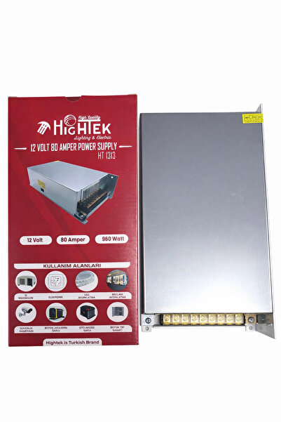 KaraköyOnline 12V 80A Metal Kasa Güç Kaynağı – 12 Volt 80 Amper Trafo Adaptör...