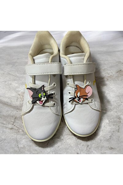 Buki'nin Atölyesi Spor Ayakkabı Bağcık Jibbitz / Charm / Süsü Klipsli TOM JER...