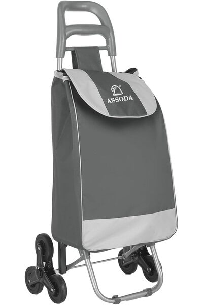 Assoda Folding Shopping Cart with 6 Wheels