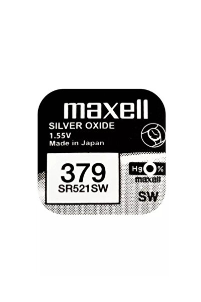 Maxell Baterie ceas SR521SW V379 AG0 1.55V oxid de argint 1buc