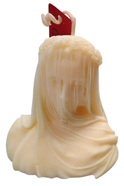 Lil Fecioară cu voal - Alb