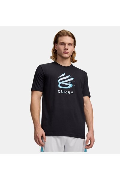 Under Armour Erkek UA Curry Splash Wordmark T-Shirt 6011257-001