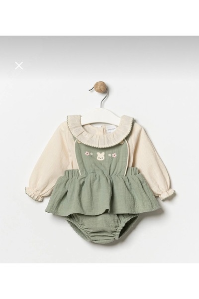 bebeğim butik Bebek gömlek romper set