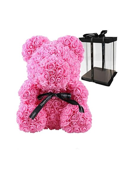 Yara Ursuleț de pluș din spumă roz 25 cm + cutie
