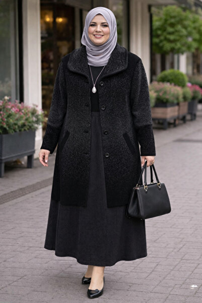 SENFONİ Büyük Beden Anne Ceket Hırka