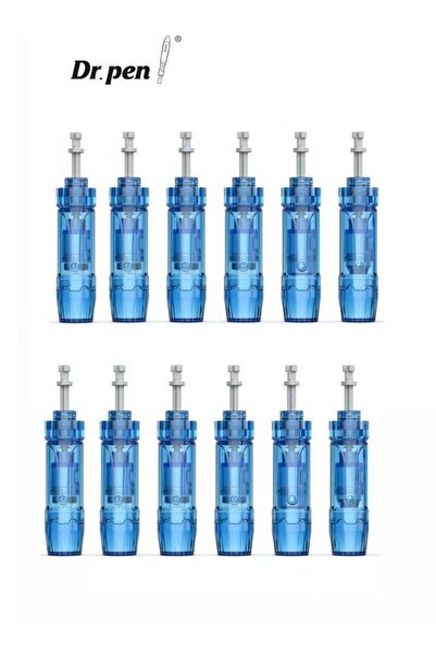 Dr.Pen إبرة بديلة M8S، مجموعة من 12 قطعة تحتوي على 6 إبر مختلفة، بديل أصلي لق...