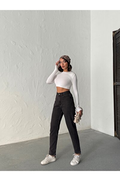 blue wings denım co. جينز موم بيج بتأثير الغسيل الحجري