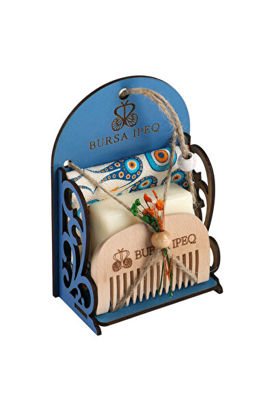 Bursa İpek Small Evil Eye Bead Pattern Gift Bath Set