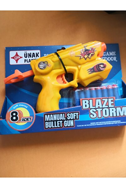Ünak Plastik Sünger Mermi Atan Nişancı Oyuncak Tabanca