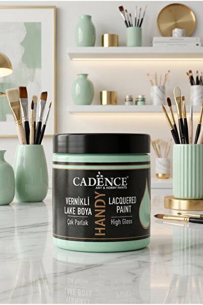 Cadence Handy Lake Parlak L041 Pastel Yeşil 250 ml Boya Tüm Yüzeyler İçin Kok...