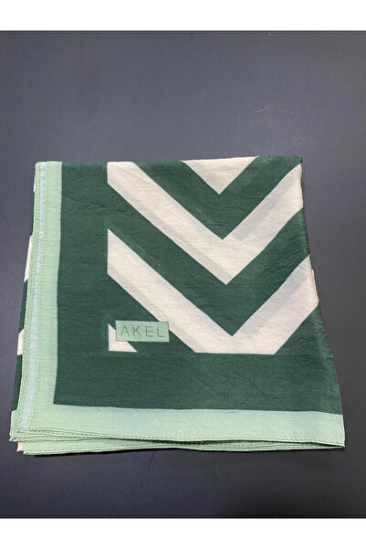 Akel Patterned Viscose Cotton Scarf 9611-01