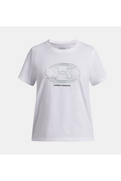 Under Armour Kız Çocuk UA Star Logo Lockertag Kısa Kollu T-Shirt 6009718-100