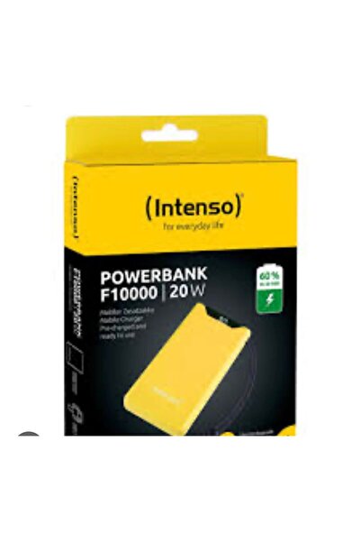 Intenso Powerbank F10000 Harici Batarya, PD (20W) sarı