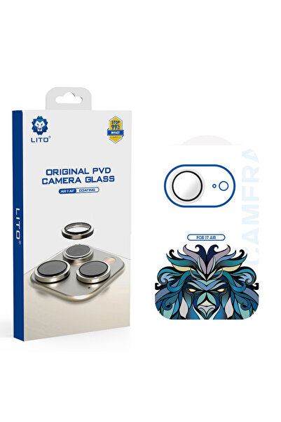 Lito Folie sticla iPhone 17 Air Titanium AR Camera Glass, argintiu