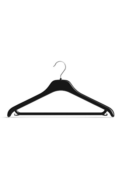 Mainetti Umerașe din plastic pentru haine de copii, 35 cm, set de 10, negre