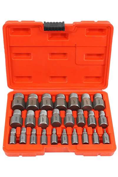 VERKE Hexagonal screw extractor set, VERKE, 25 pieces, V86487