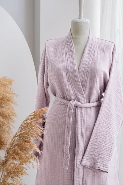YASEMİNİNEVİ Müslin/Kimono Bornoz