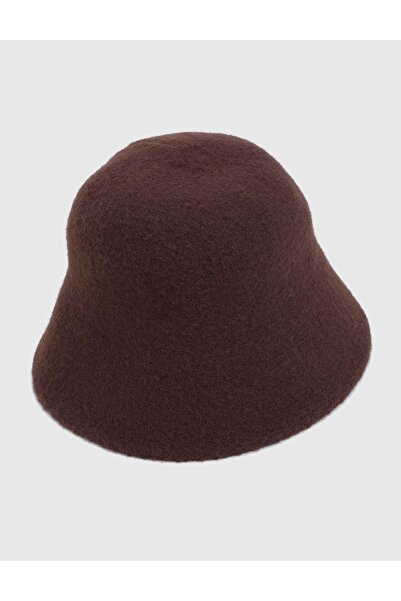 İLVİ Pălărie de damă Bravina, maro, din pluș