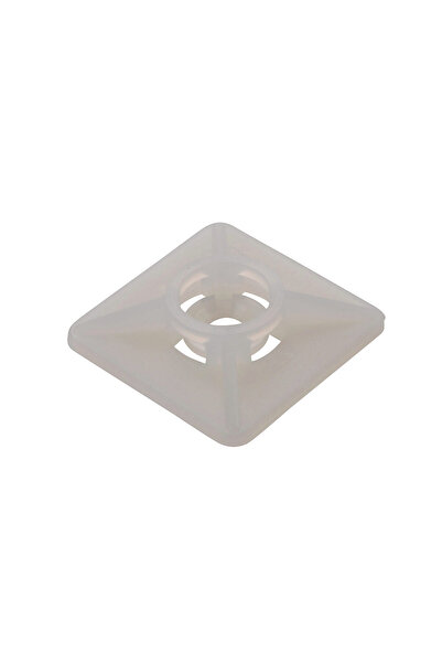 OEM Set of large square adhesive supports 27x27mm white 100pcs BAS.2MT.508 Sa...