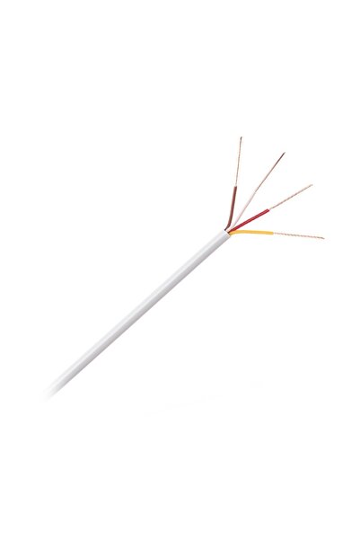 OEM Telephone or alarm copper cable YTDY 4x0.5mm 1m linear white Cabletech KA...