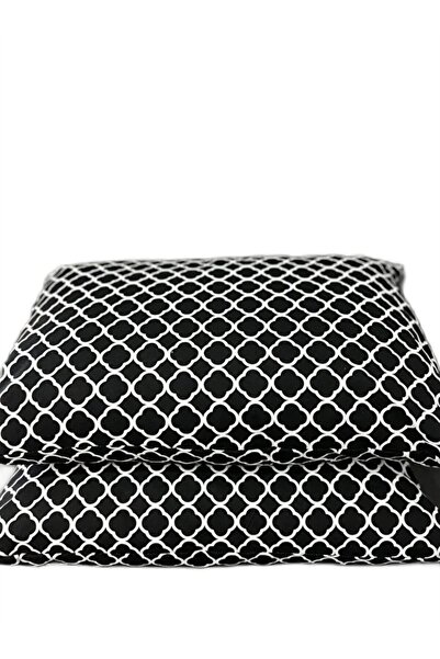 MORE HOME Pillowcase with Cover (2 Pieces) 50 X 70 cm Black White