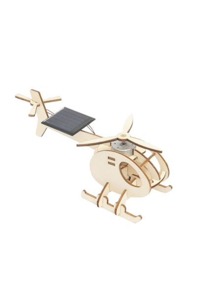 Generic طائرة هليكوبتر تعمل بالطاقة الشمسية - لعبة تعليمية ممتعة - مشروع علمي...