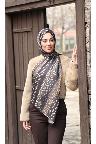 Butik New Season Phenomenal Ceylan Patterned Bambi Cocoon Shawl