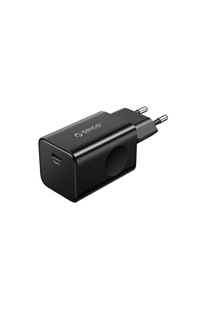 Orico Incarcator retea PT30-C USB TYPE C QC3.0 30W negru PT30-C-EU-BK