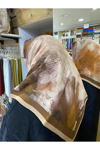 Akel وشاح قطني من الفيسكون منقوش 9612-06