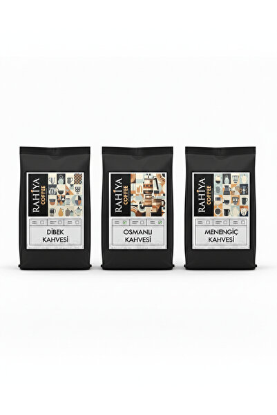 Geleneksel Türk Kahveleri Seti 100 Gr 3'lü Paket