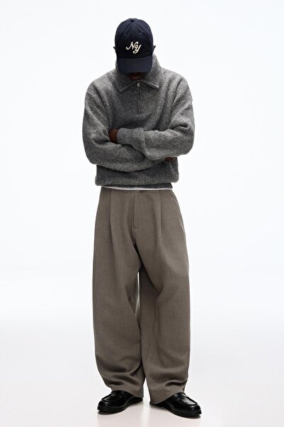 Bershka Super baggy tailored fit pantolon