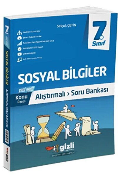 Gizli Yayınları 7. Sınıf Sosyal Bilgiler Konu Anlatımlı Alıştırmalı Soru Bankası