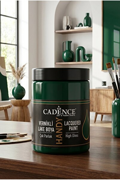 Cadence Handy Lake Parlak L050 Koyu Orman Yeşili 250 ml Boya Tüm Yüzeyler İçi...